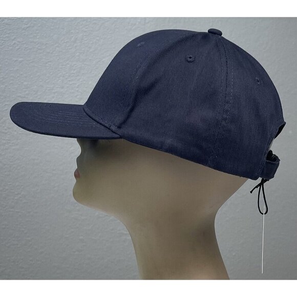 PX CLOTHING Adult Strap-Back Navy 100% Cotton BASEBALL CAP 8CP9020M NWT NEW - Picture 3 of 9